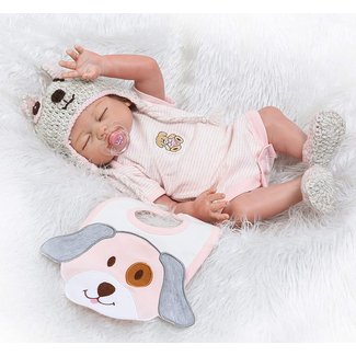 Reborn Baby Dolls, 18 Realistic Newborn Baby Dolls Girl with Soft Vinyl  Silicone Full Body, Lifelike Sleeping Baby Dolls for Girls, Reborn Baby  Doll Gift Set for 3+ Year Old Kids 
