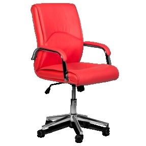 Office chair Carmen 6060 - red, price 100.62 EUR