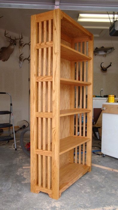 Mission Style Bookcase Visualhunt, Wooden Boat Bookshelf Plans Pdf