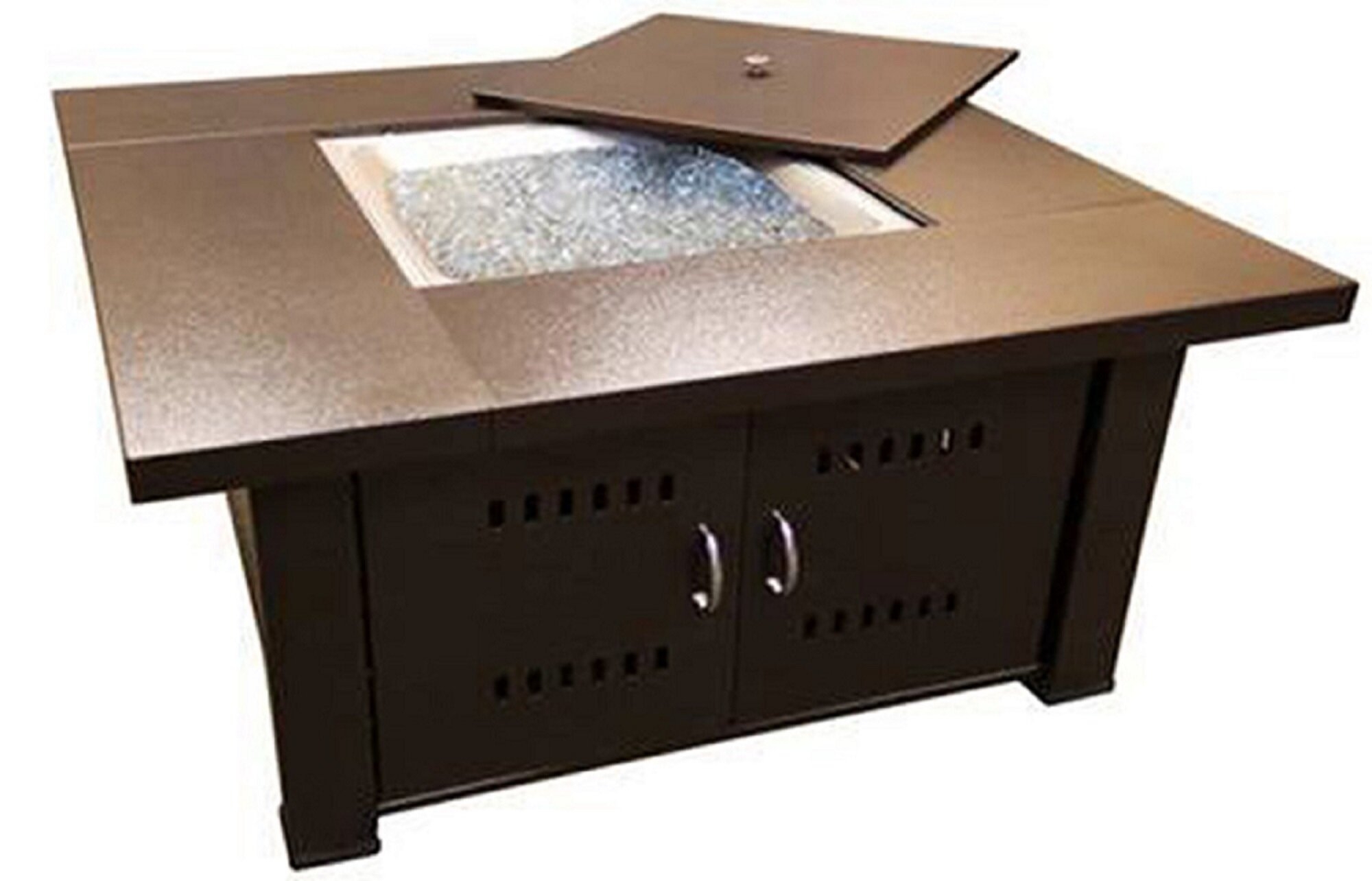 Phat Tommy Steel Propane Fire Pit Table
