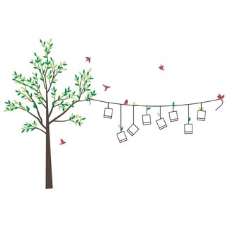 Photo Line Tree Wall Decal