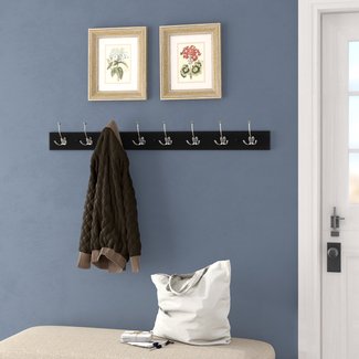 Quon Tri-Hook Wall Mounted Coat Rack