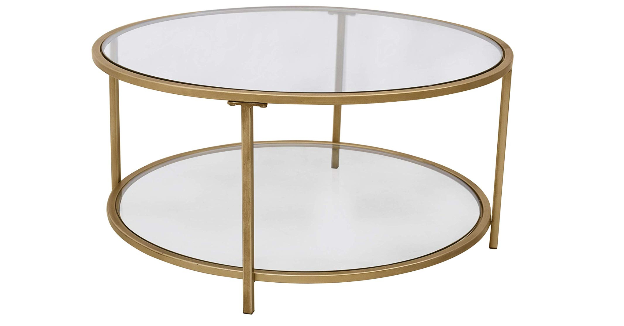 small circle glass table