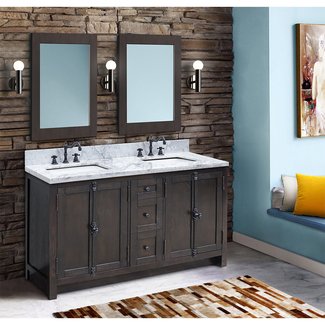 Rickard 55" Double Bathroom Vanity Set