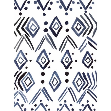 Rock and Feather "Triangles" by Amber Duke Painting