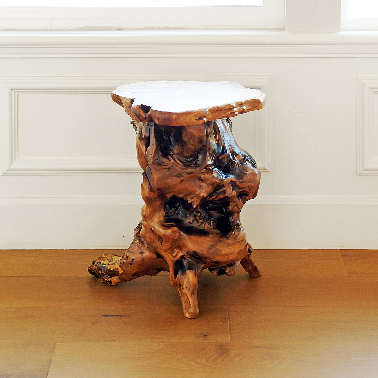 Root Wood End Table
