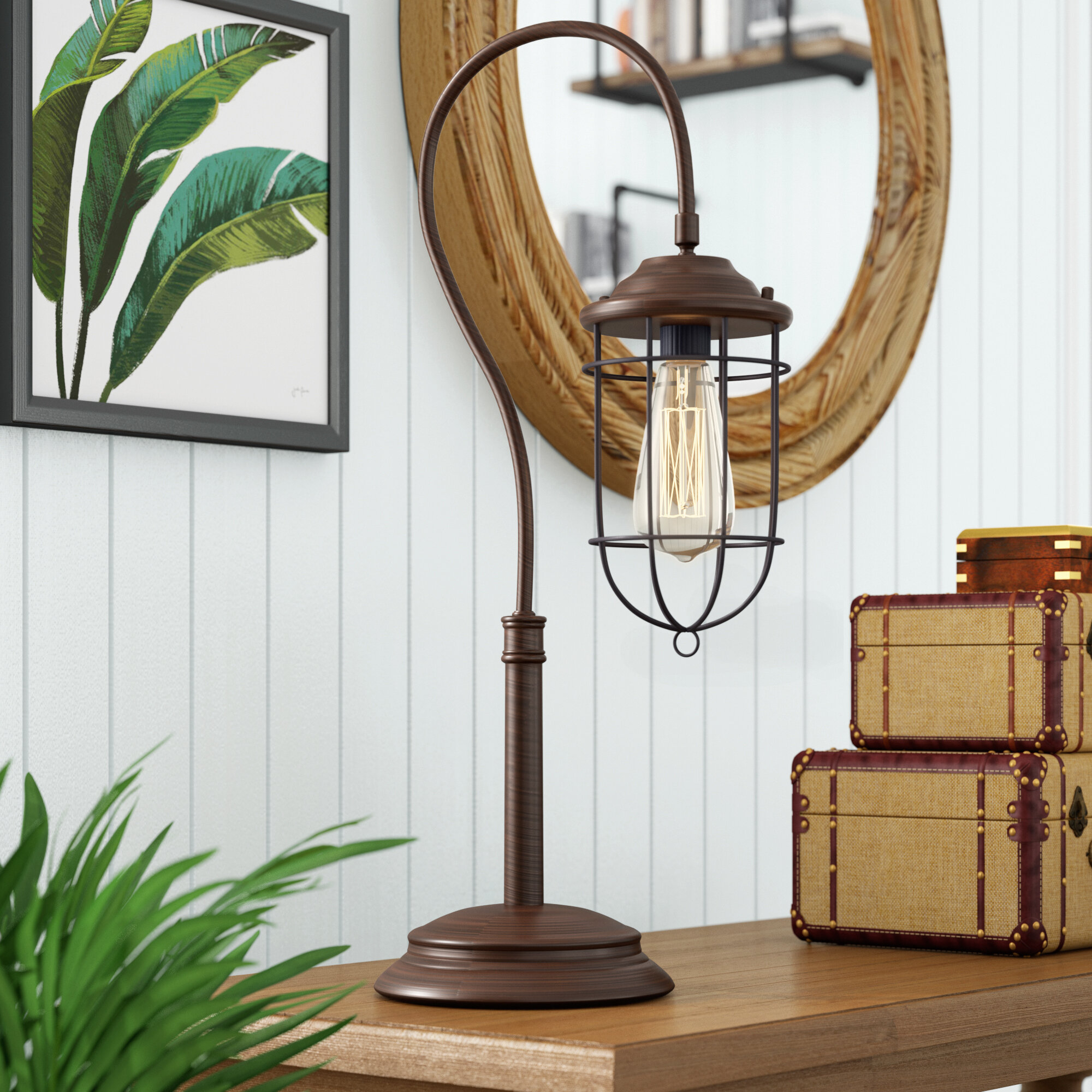 Samsula 24" Arched Table Lamp