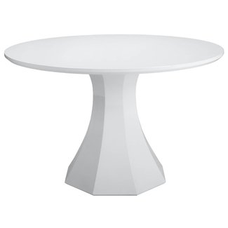Sanara High Gloss White Round Dining Table | Buy Other