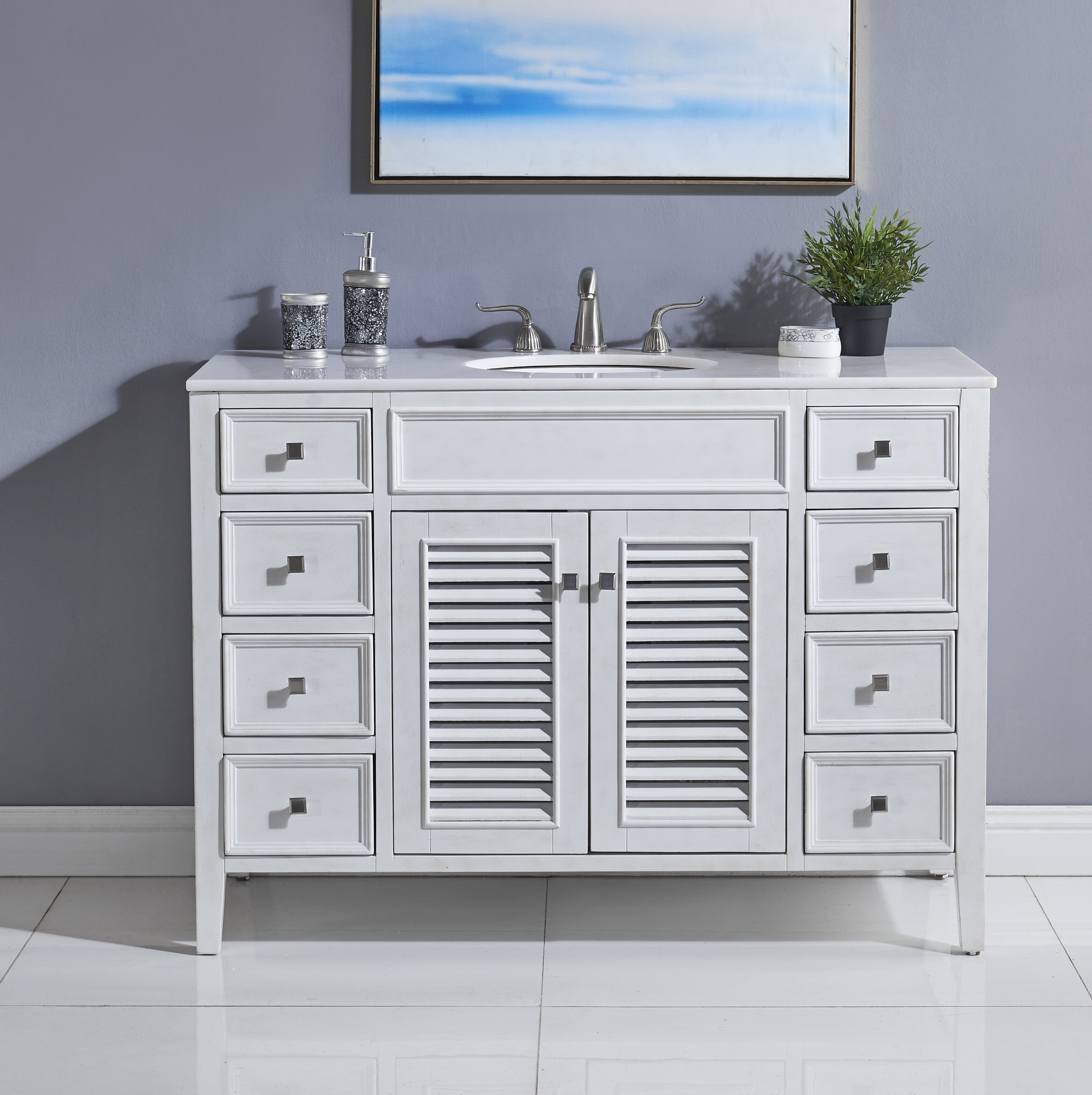 Sandburg 48" Single Bathroom Vanity Set