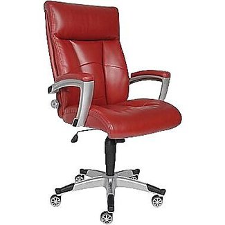 Red Office Chairs Visualhunt, Red Leather Computer Chair