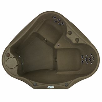 Select 300 2-Person Plug and Play Hot Tub with 20 Stainless Jets and LED Waterfall