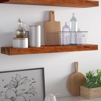 50 Reclaimed Wood Floating Shelves You Ll Love In 2020 Visual Hunt