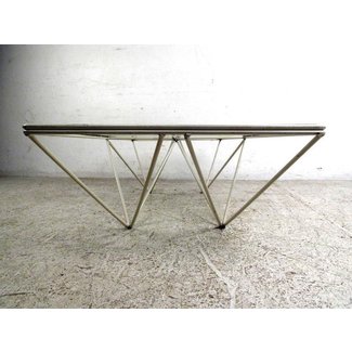 Silver Geometric Coffee Table : Zachary Horne Homes ...