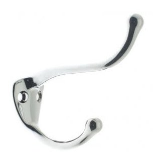 Solid Brass Coat and Hat Wall Hook