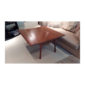SOLID WOOD DROP LEAF COFFEE TABLE - Secondhand Pursuit