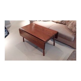SOLID WOOD DROP LEAF COFFEE TABLE - Secondhand Pursuit