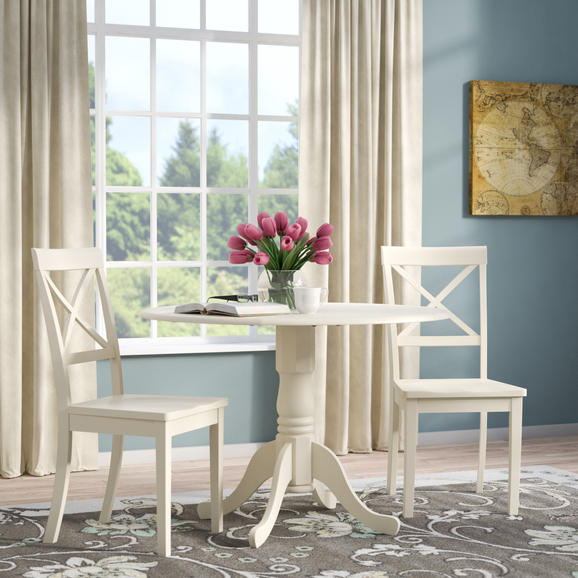 Spruill 3 Piece Drop Leaf Dining Set