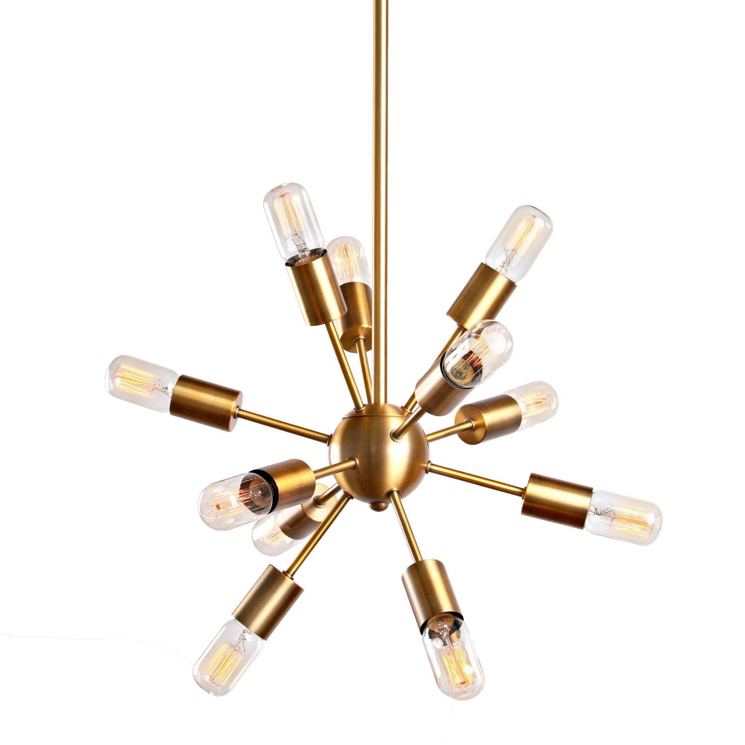 Sputnik Brass Hanging Pendant