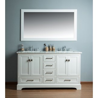 Stian 60" Double Sink Bathroom Vanity Set