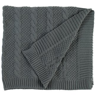 Stone & Beam Transitional Chunky Cable Knit Throw