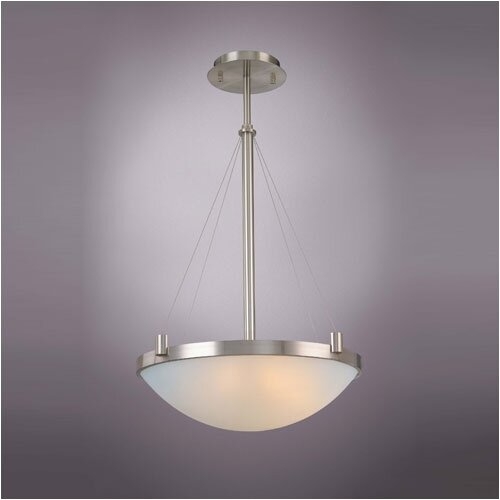 Suspended 4-Light Bowl Pendant