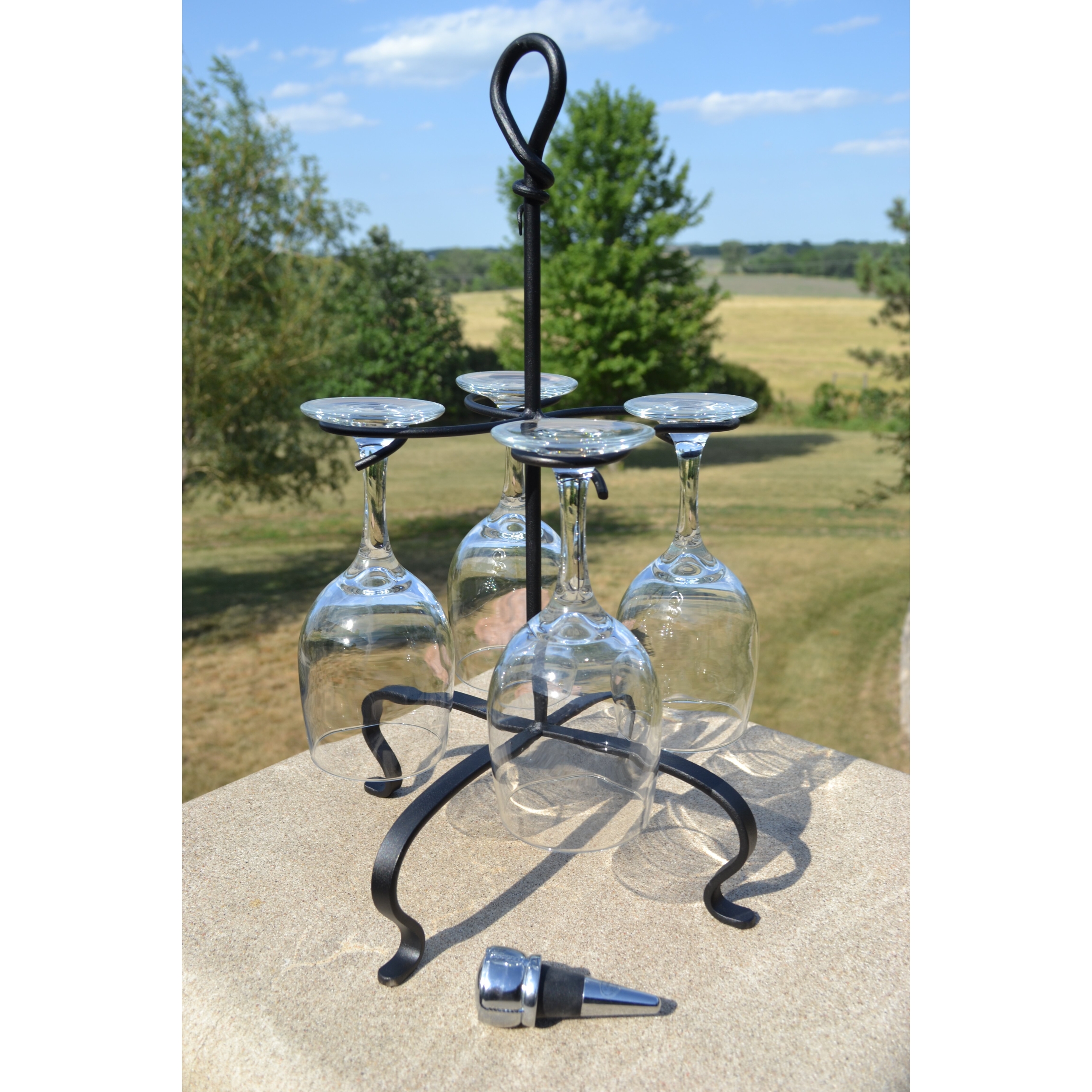 Tabletop Wine Glass Rack