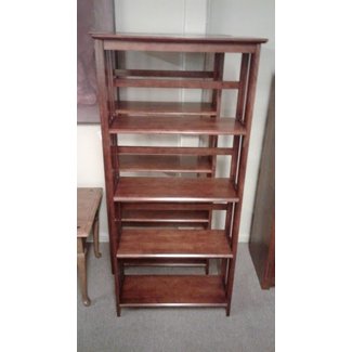 TALL MISSION STYLE BOOKCASE | Delmarva Furniture Consignment