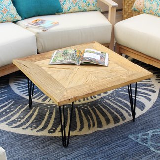 Tammi Square Old Elm Coffee Table