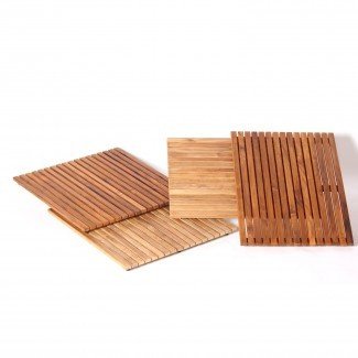 Teak Wood Bath Mat - VisualHunt