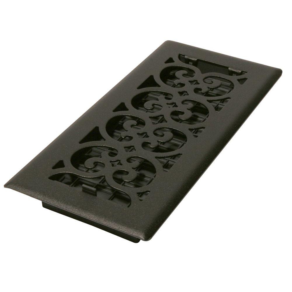 Textured Black Floor Grates