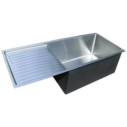 Stainless Steel Sink With Drainboard - VisualHunt