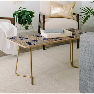 The Old Art Studio Mid Century Geometric Coffee Table