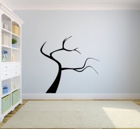 Tree Perfect for Adding Family Photos Wall Decal
