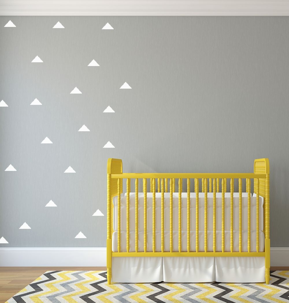 Triangle Wall Decals - Peel n Stick Wall Art