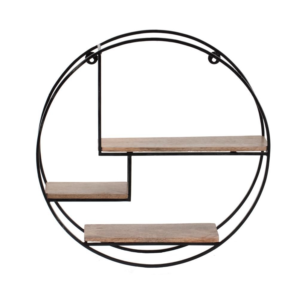 Trista Round Floating Wall Shelf