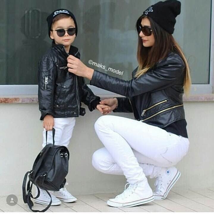 matching mum and son outfits