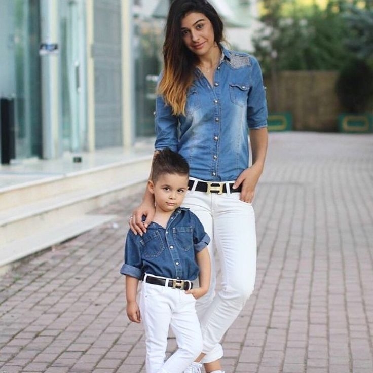 mum and son matching clothes
