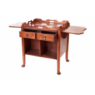 Unusual Burr Walnut Drop-leaf Coffee Table c.1900 ...