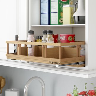 Pull Out Spice Rack Organizer Upperslide Cabinet Caddies 