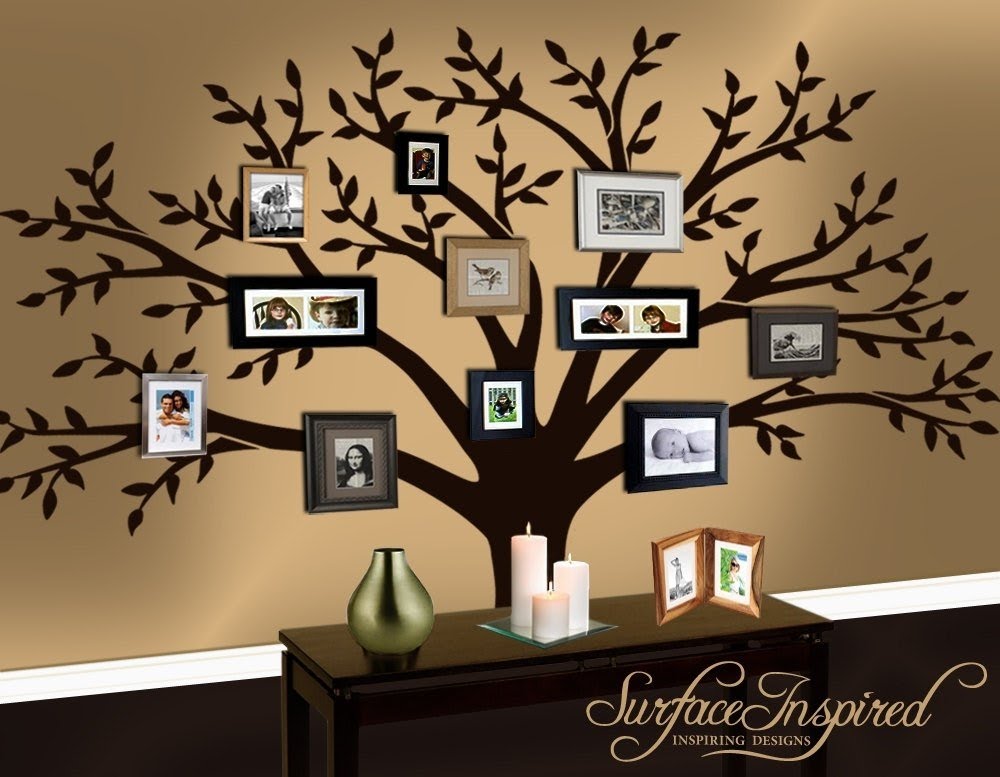 Wall Decal Family Tree Decal by SurfaceInspired on Etsy