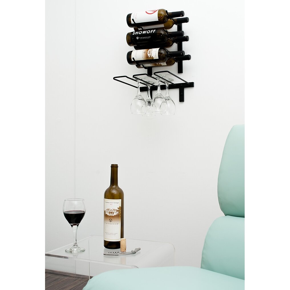 Wall Mounted Wine Glass Rack