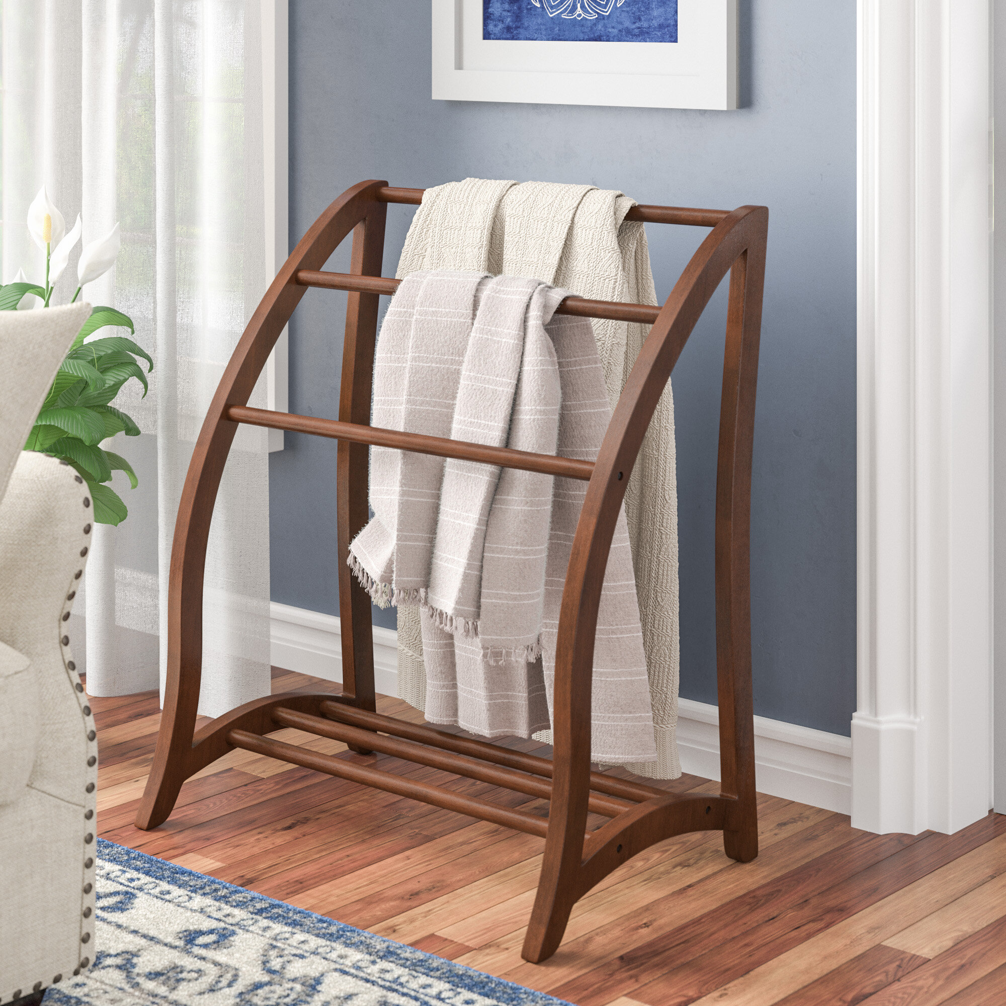 Walnut Quilt Rack