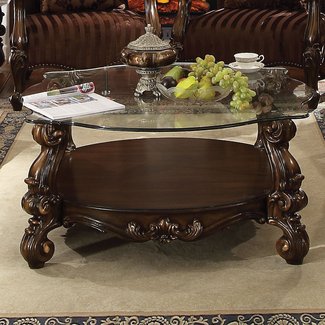 Welton Glass Top Coffee Table