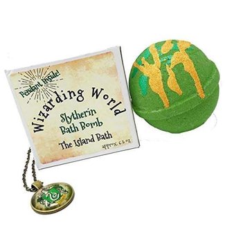 Wizard World Green House Bath Bomb Gift Box with Matching Pendant - Made in USA