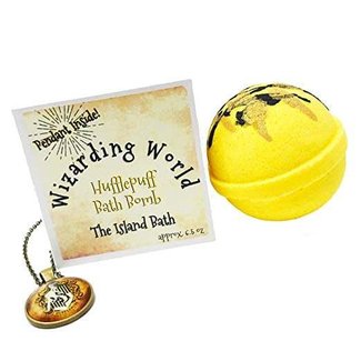 Wizard World Yellow House Bath Bomb Gift Box with Matching Pendant - Made in USA