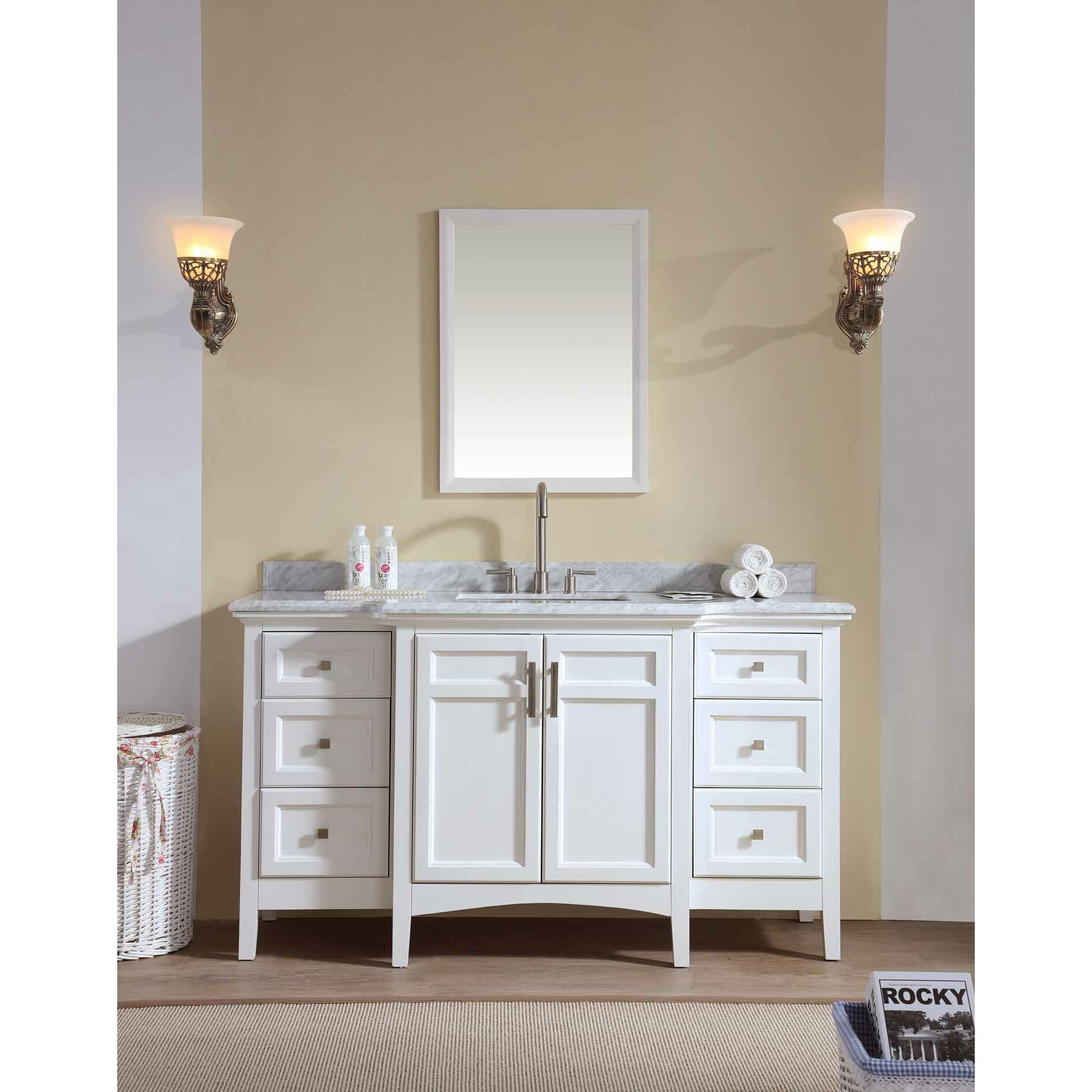 Xavier 60" Single Bathroom Vanity Set