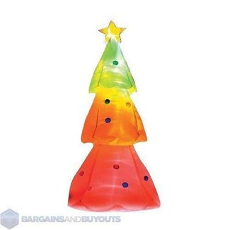 10' Giant Inflatable Color Changing Christmas Tree 418442 ...