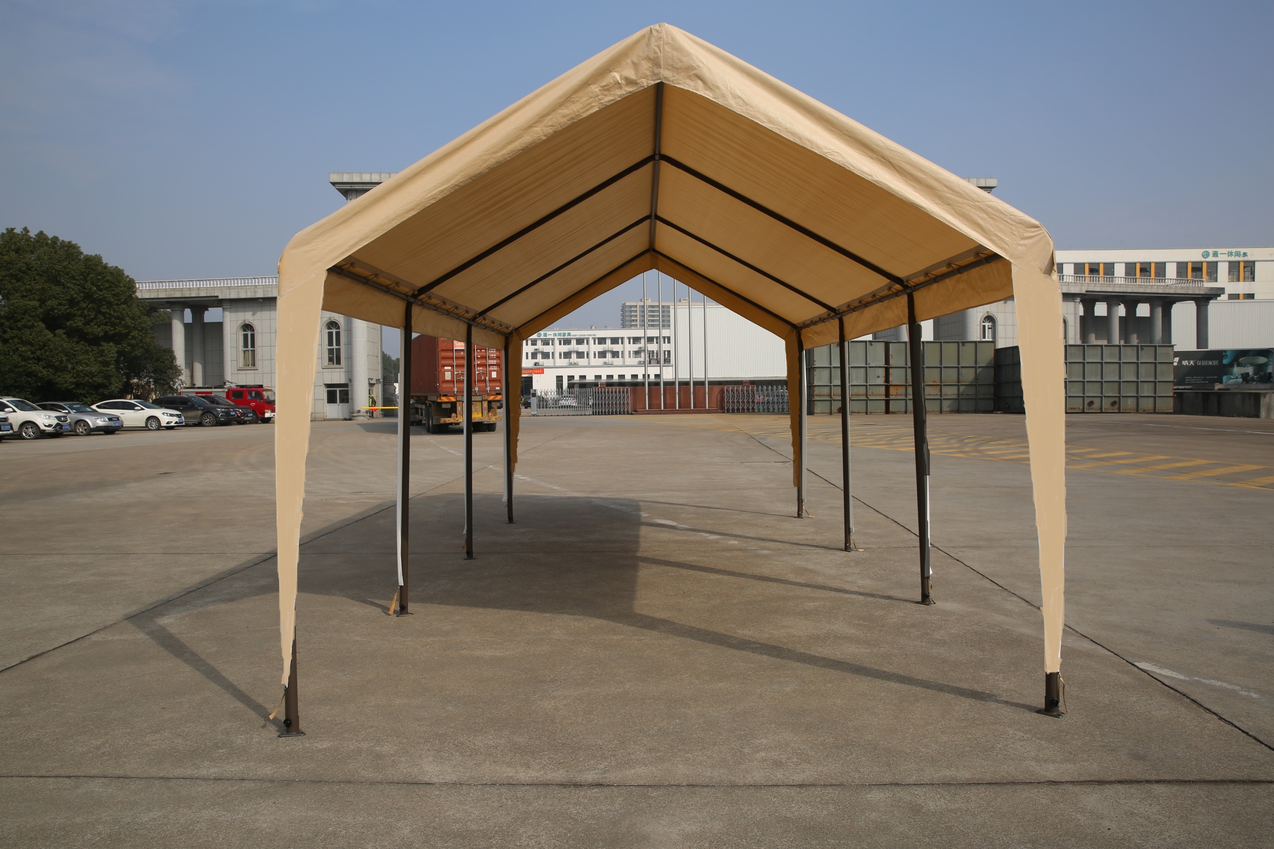 11 Ft. W x 20 Ft. D Steel Party Tent