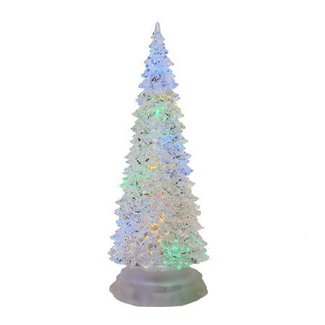 12-3/4" LED Color Changing Acrylic Christmas Tree by ...