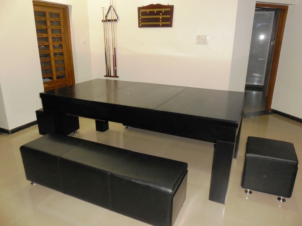 2 in 1 – Pool Table with Dining table Option